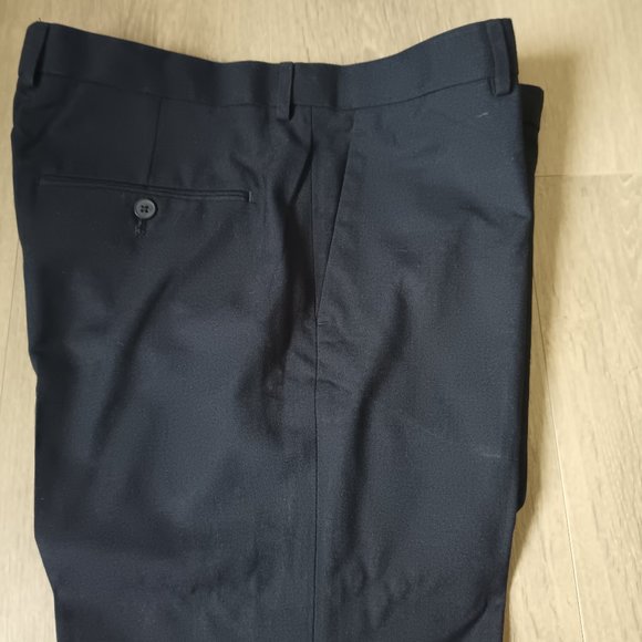 Navy Blue Slim Fit H&M Dress Pants - Picture 4 of 11